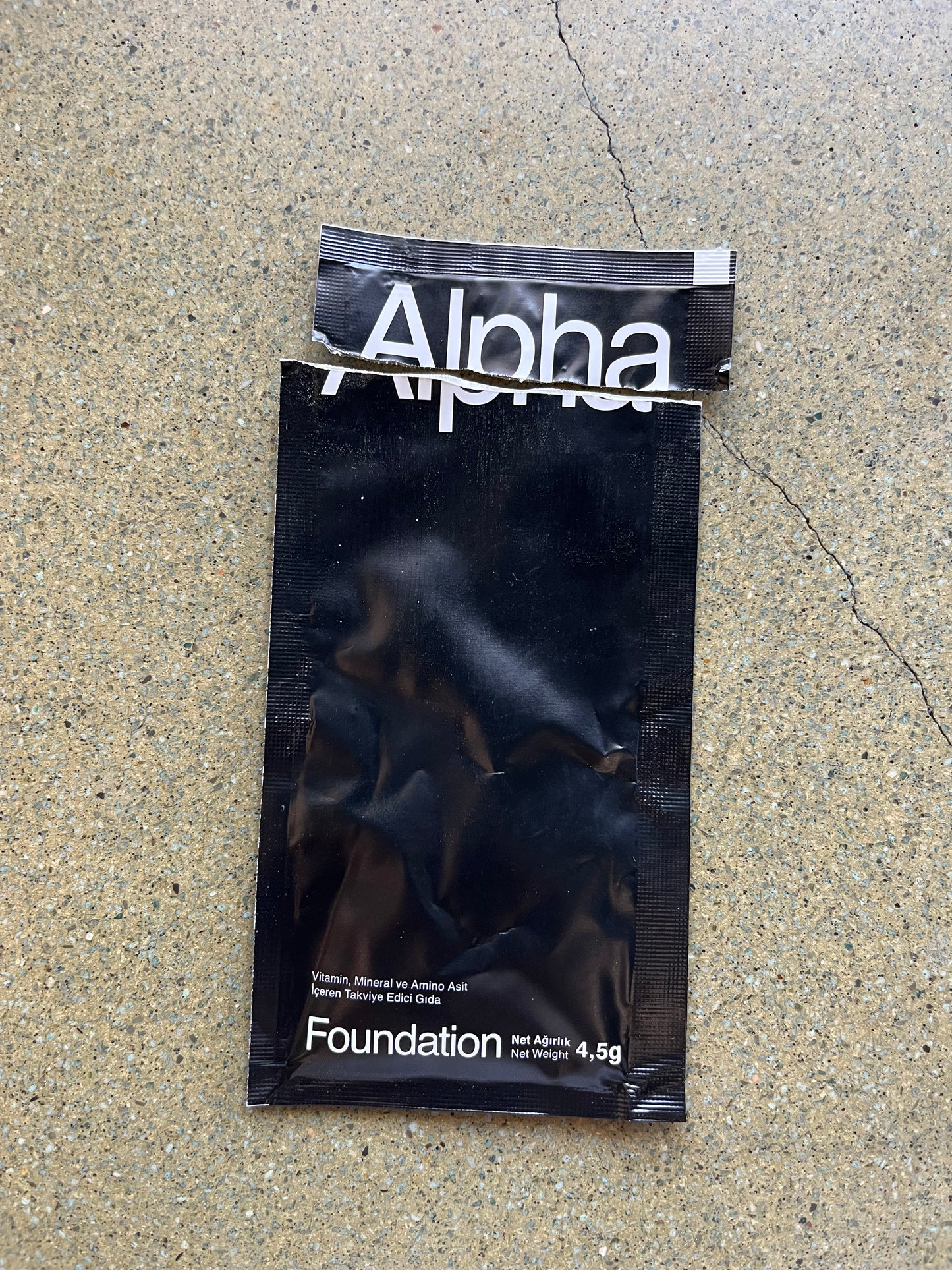 Foundation Alpha: Glisin, Taurin, Prolin, 3 Mineral, 7 Vitamin (30 saşe)