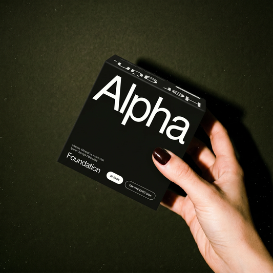 Foundation Alpha: Glisin, Taurin, Prolin, 3 Mineral, 7 Vitamin (30 saşe)
